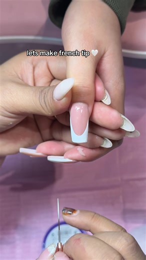French Tip Nail Art Tutorial