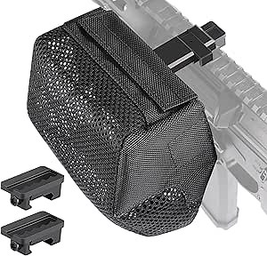 Feyachi Thickened Brass Catcher, Premium Nylon Shell Catcher with Heat-Resistant Brass Chamber, Zipper Bottom, and Two Picatinny Rail Mounts