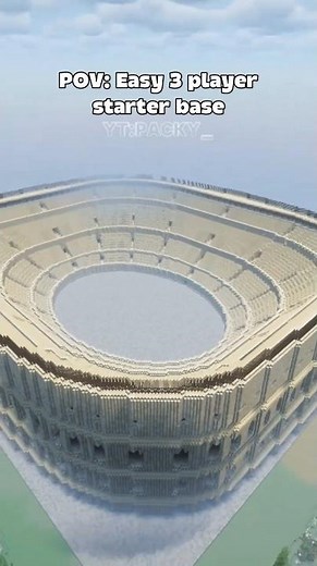 Colosseum - Easy Minecraft Base Build Timelapse #minecraftbuilding #timelapse #europe