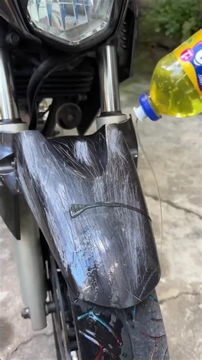 how to remove scratches from bike