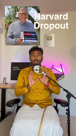 📚 Education never ends. Bill Gates. Book List. Context: In yesterday's Diwali Debate, Raja sir mentioned Bill Gates as an example to show that Education is not necessary. (It's hard to play devil's advocate. So, I know Raja sir's work is hard) But I wanted to make this video to clear the air around education. Yes, Bill Gates dropped out of college. However, he did not drop out of an average university. He dropped out of Harvard. 😳 Also, He never stopped learning. Gates reads an average of 52 b