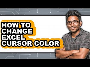 How to Change Excel Cursor Color - Step by Step