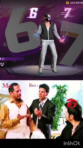 6 7 emote☠️🙀 #freefire #garenafreefire