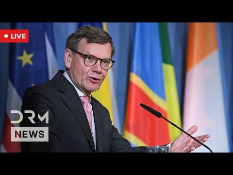 LIVE: German FM Wadephul & Israel’s Sa’ar Address Press in Berlin | AC1G