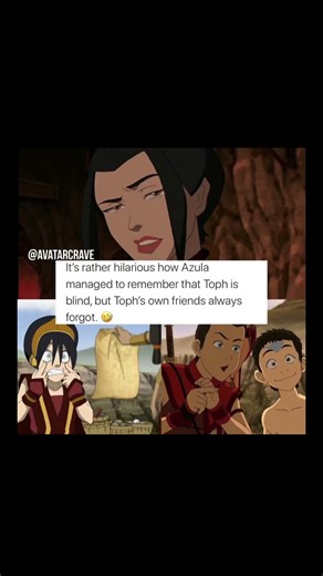 Azula never forgot Toph was blind unlike Team Avatar 😂 #Shorts