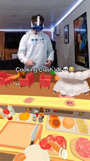 Griffin Masseur on Instagram: "The Greatest Chef Ever in Cooking Clash VR #cookingclash"