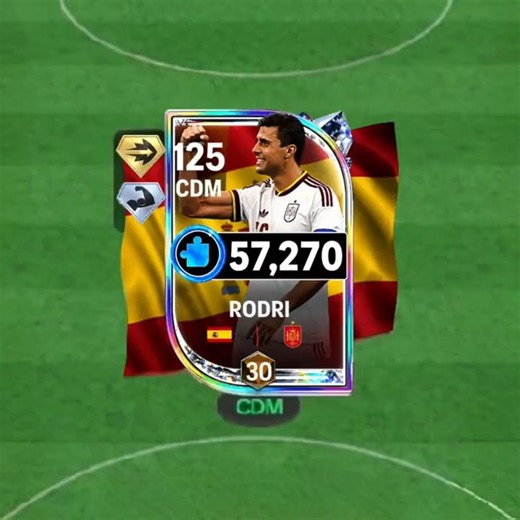 120 Rodri CDM Review 👑- Iron Shield 🛡️💥 #fcmobile