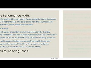 Understanding the Impact of Relative vs. Absolute URLs on Website Loading Time