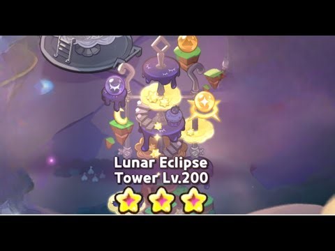 Starspire Of Resonance Lunar Eclipse Tower Lvl 1 - 200 3 Stars Guide | Cookie Run Kingdom