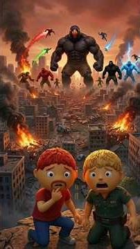 End of the City 💀 | Mega Titan Parrot Hulk vs Military | Emotional Ending (Gulli Bulli Story)