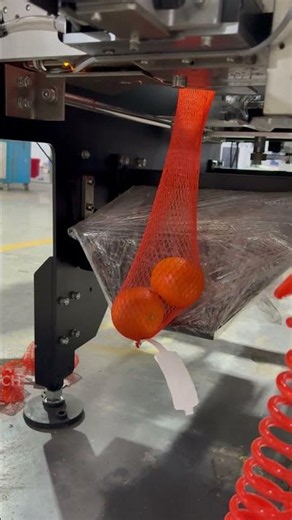 Pack fruits faster, smarter, and neater! 🍊🍋 #packagingmachine