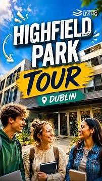 Highfield Park Dublin 🇮🇪 | Student Accommodation In Dublin | Highfield Park Tour #shorts