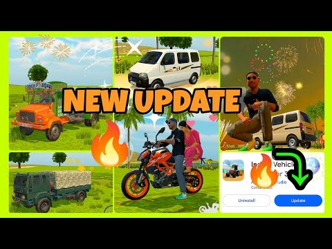 New Update 🔥 Train 🚂 New Trector 🔥 Indian vehicle simulator 3d trector games