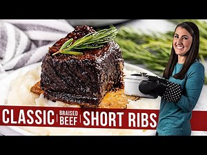 Classic braised beef short ribs
