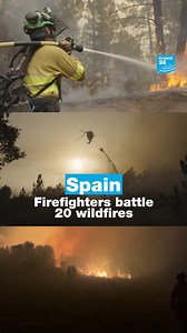 553K views · 5.6K reactions |  六‍ Northwestern #Spain is in the grip of massive #wildfires that have killed at least four people and burned around 115,000 hectares. The intense heatwave is making #firefighters’ work even harder. | FRANCE 24 English | Facebook