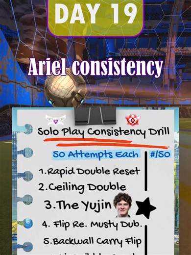 Day 20 of HyyDee's ariel consistency training #rocketleague #clip #foryou #fyp