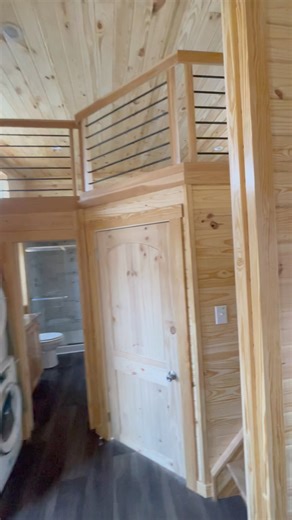 Factory Showcase Homes Park Model RV model 523 with a loft & Sportsman’s Lodge Pkg. 682-400-400 | Factory Showcase Homes