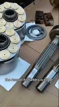 Maintenance of the hydraulic pump of Caterpillar CAT 336 excavator。