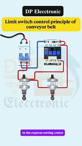 80K views · 539 reactions | Limit switch control principle of conveyor belt.. #DPElecctronic #Elecctronic #Electrical #fblifestyle #instagramreels #InteriorDesign #electricalwrok #DPElecctronicfollow | 퐃퐏 퐄퐥퐞퐜퐜퐭퐫퐨퐧퐢퐜 | Facebook