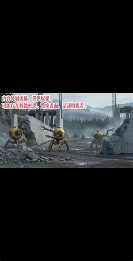 半人马 大战 机甲 续集。前传为 半人马大战森林虫，专栏可见。 #ai创作浪潮计划 #机甲爱好者 #游戏
