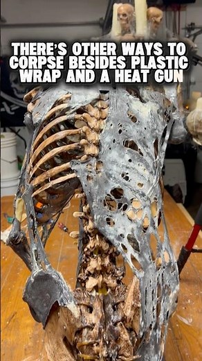 This is how I corpse my skeletons #halloween #horror #diyhalloweendecorations