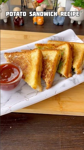 Potato sandwich recipe #shorts #recipe #sandwich #potato #trending #shortsfeed #viral #shortvideo