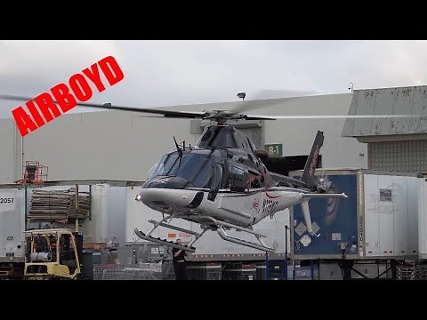 Leonardo AW119 Koala N119WG • Full startup HAI Heli-Expo Flyout 2024