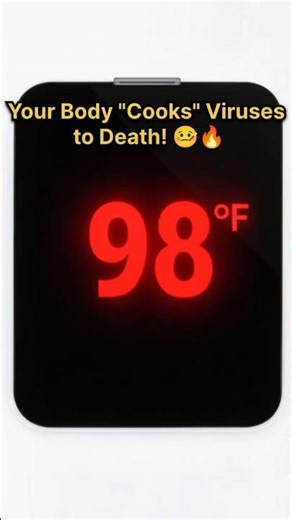 Your body is "cooking" viruses to death! 🤒🔥 #shorts