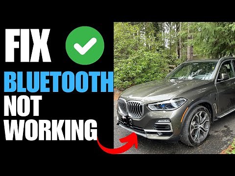 BMW x5 Bluetooth Not Working - How To Fix