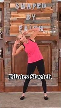 Full Body Stretching Exercises for Strength | Shaped by Faith Fitness Christian Pilates Mat Workout