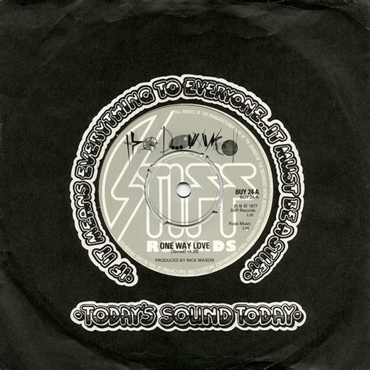 The Damned - One Way Love / Don't Cry Wolf