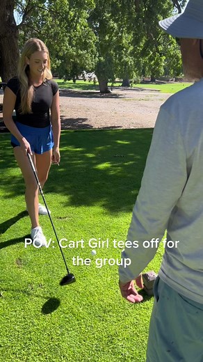 We love men supporting women’s golf ❤️❤️ #golf #cartgirl #golftiktok | Golf Swing
