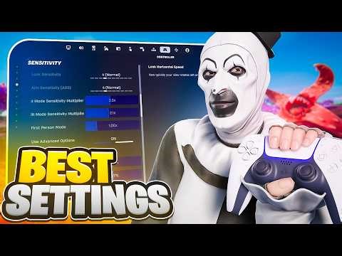 NEW Best Controller SETTINGS + Sensitivity in Fortnite Chapter 7 (PS5/XBOX/PC/SWITCH)