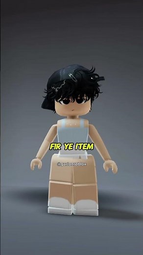 FREE Messy Hair in Roblox 🆓💇‍♂️ (Easy Trick) #roblox #ugc