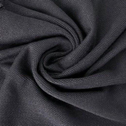 French Terry Knit Fabric Charcoal - Etsy