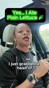 Raw Diet Reset: How Eating Plain Lettuce Helped Me Win. #healthyandfree #weightloss #shorts