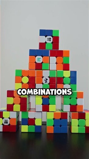 How many Rubik’s Cube Combinations? 👀 #rubikscube