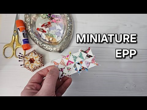 TINY EPP WITH SCRAPS | English Paper Piecing | Liberty