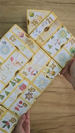 Calendrier de l'avent maison Xmas family