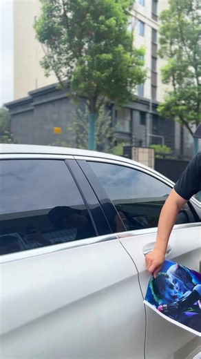 Car B-Pillar Sticker Decal, Realistic Joker Decorative Sticker For Vehicles