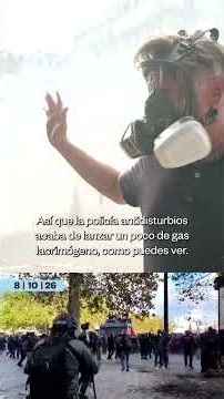 📌 Protestas en París: Reportero de NBC News queda atrapado entre gases lacrimógenos