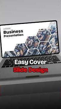 Easy Cover Slide Design in PowerPoint #powerpoint #ppt #slide #design
