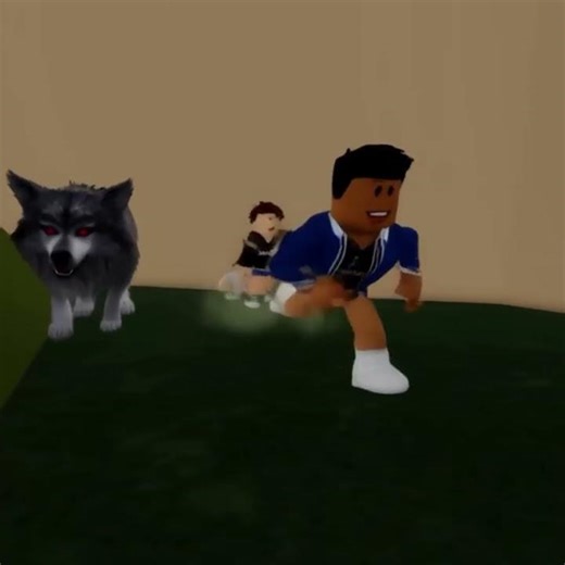 Roblox wolf animation #animation #roblox #games #gaming #shorts #fyp #memes #funny