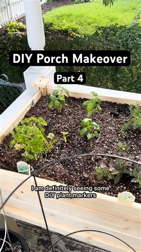 DIY Renter-Friendly Porch Makeover: Part 4 | Container Garden | #renterfriendly #porchmakeover