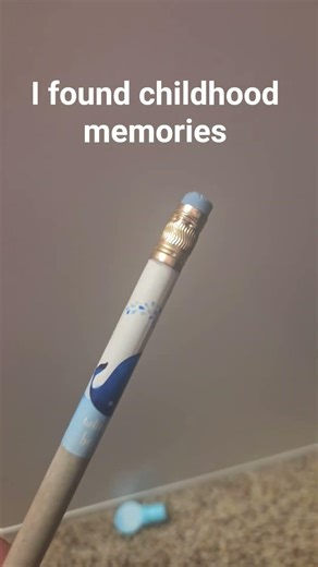I found a SMENCIL FROM 2ND GRADE?!