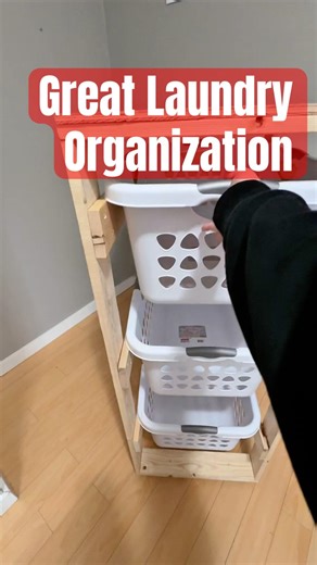 Laundry Room Upgrade: Easy DIY Storage Solution #howto #diy #storagesolutions #fypシ #fyp