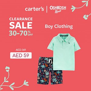 Get 30-70% Discount on Baby Fashion Online. Shop From Carter's Official Website. | Carter's Arabia