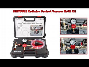 Radiator Coolant Vacuum Purge & Refill Kit, Universal Cooling System Radiator Refiller