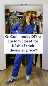 84K views · 166 reactions | Yes you can.  Start 2025 off by elevating and organizing your closet without breaking the bank. ✨ | Lowe's Home Improvement | Facebook