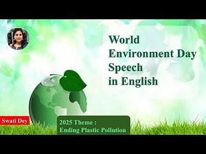 🌍World Environment Day 2025 Speech in English | Speech on World Environment Day 2025